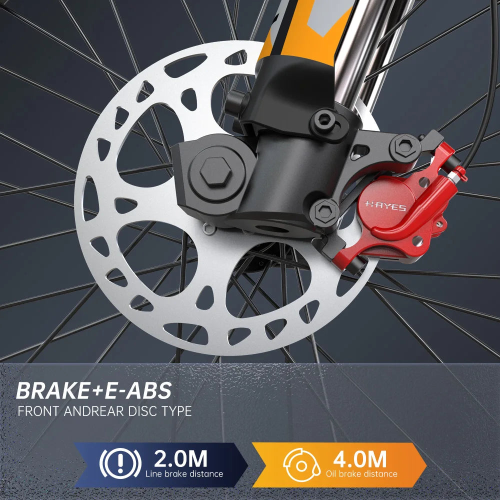 FVKING E6 Electric Bike Adults 2000W Peak Gear Hub Motors Electric Motorcycle 52V40AH Battery Speed 60Kmh Mountain E-Bikes GT73